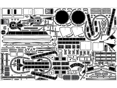 Battleship Uss Bb-63 Missouri 1945 Detail Up Set (No Wooden Deck) (For Trumpeter) - zdjęcie 8