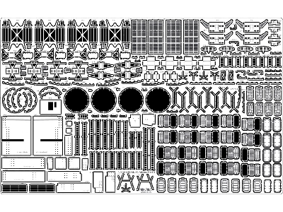 Battleship Uss Bb-63 Missouri 1945 Detail Up Set (No Wooden Deck) (For Trumpeter) - zdjęcie 9