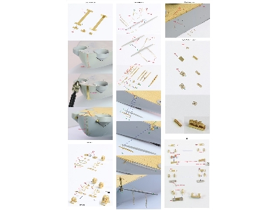 Battleship Uss Bb-63 Missouri 1945 Detail Up Set (No Wooden Deck) (For Trumpeter) - zdjęcie 19