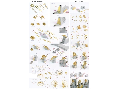 Battleship Uss Bb-63 Missouri 1945 Detail Up Set (No Wooden Deck) (For Trumpeter) - zdjęcie 24