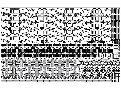 Battleship Uss Missouri Bb-63 1945 Detail Up Set (20b Deck Blue Deck) (For Trumpeter) - zdjęcie 11