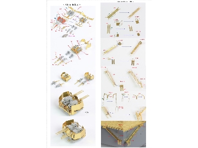Battleship Uss Missouri Bb-63 1945 Detail Up Set (20b Deck Blue Deck) (For Trumpeter) - zdjęcie 31
