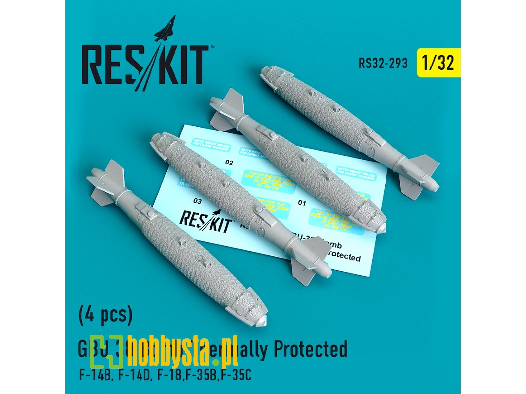 Gbu 38 Bomb Thermally Protected 4 Pcs F-14b, F-14d, F-18,f-35b,f-35c - zdjęcie 1