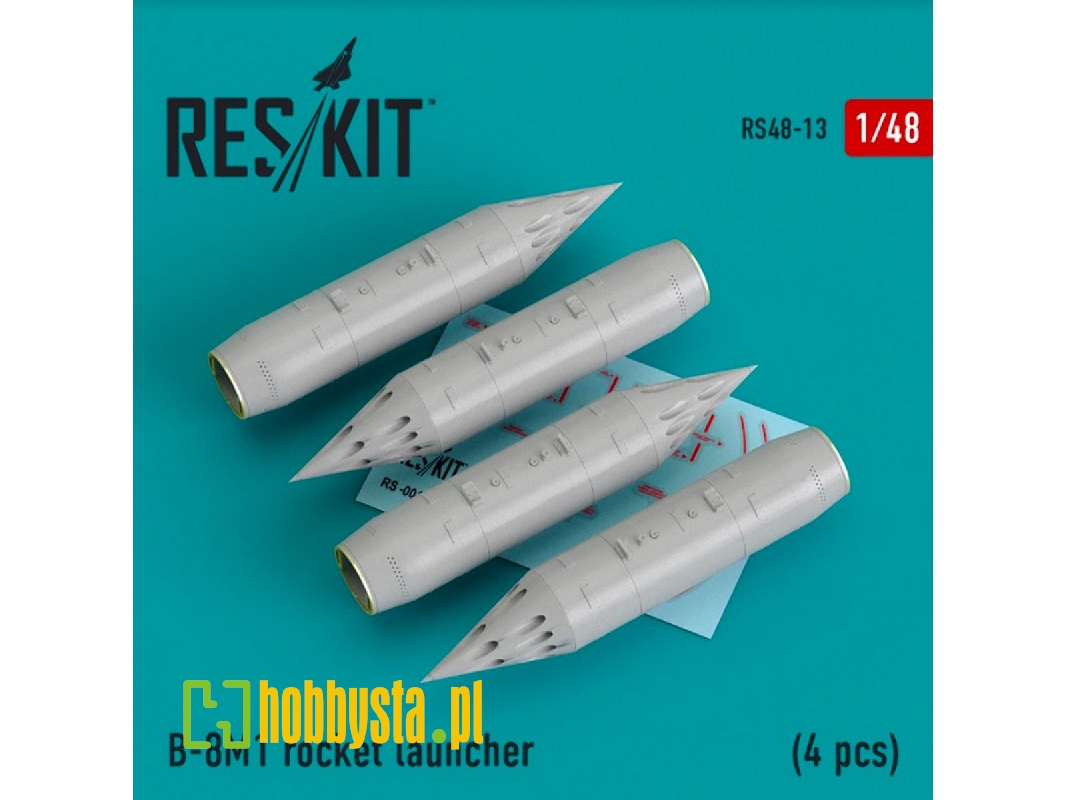 B-8m1 Rocket Launcher (4 Pcs) (Mig-23/27/29, Su-17/20/22/24/25/27/33, Jak-38) - zdjęcie 1 B-8m1 Rocket Launcher (4 Pcs) (Mig-23/27/29, Su-17/20/22/24/25/27/33, Jak-38) - zdjęcie 1