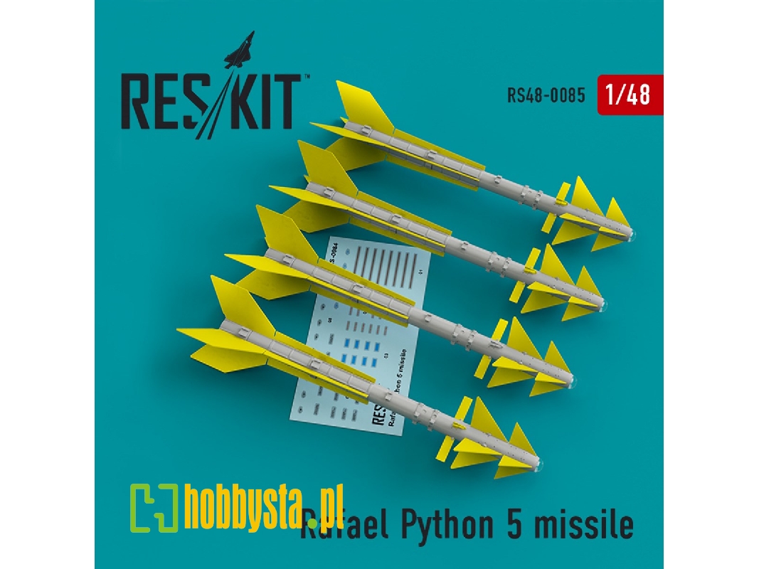 Rafael Python 5 Missile (4 Pcs) (F-16i, F-16d, F-15i Mirage F.1) - zdjęcie 1 Rafael Python 5 Missile (4 Pcs) (F-16i, F-16d, F-15i Mirage F.1) - zdjęcie 1