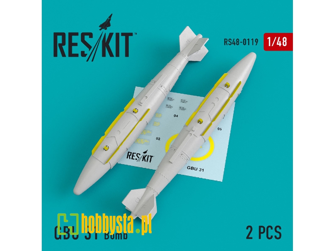 Gbu 31 Bomb (2 Pcs) (A-10, B-1, B-2, F-15, F-16, F-35) - zdjęcie 1 Gbu 31 Bomb (2 Pcs) (A-10, B-1, B-2, F-15, F-16, F-35) - zdjęcie 1