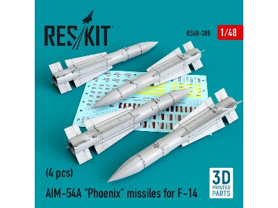 Aim-54a "phoenix" Missiles For F-14 4pcs - zdjęcie 1