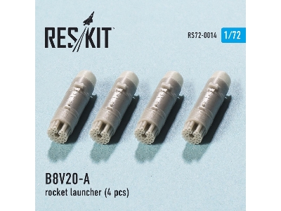 B8v20-&#1040; Rocket Launcher (4 Pcs) (Mi-8/17/24/28 Ka-29/32/50/52) - zdjęcie 3