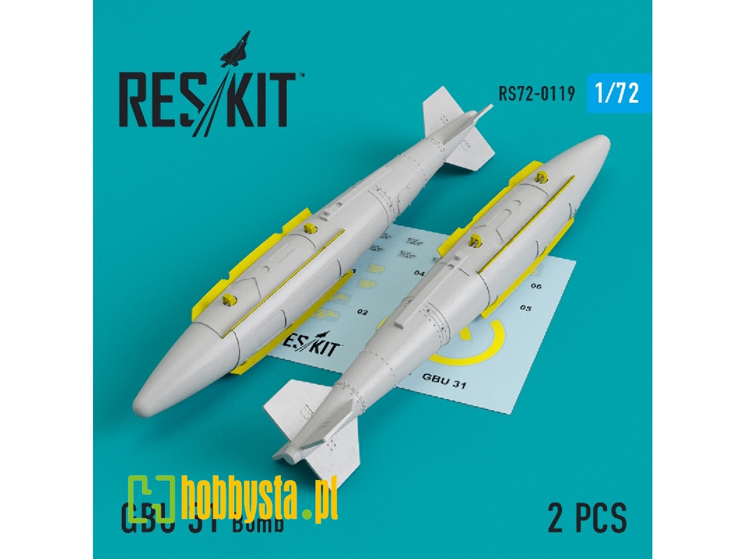 Gbu 31 Bomb (2 Pcs) (A-10, B-1, B-2, B-52, F-16, F-15, F-35) - zdjęcie 1 Gbu 31 Bomb (2 Pcs) (A-10, B-1, B-2, B-52, F-16, F-15, F-35) - zdjęcie 1