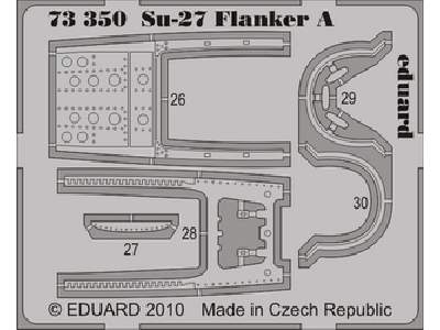  Su-27 Flanker A S. A. 1/72 - Icm - blaszki - zdjęcie 1