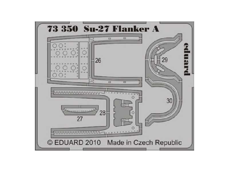 Su-27 Flanker A S. A. 1/72 - Icm - blaszki - zdjęcie 1 Su-27 Flanker A S. A. 1/72 - Icm - blaszki - zdjęcie 1