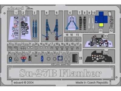  Su-27 Flanker B 1/72 - Revell - blaszki - zdjęcie 1