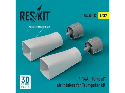 F-14a 'tomcat' Air Intakes For Trumpeter Kit (3d Printed) - zdjęcie 1