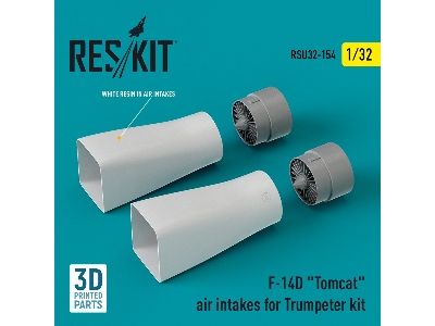 F-14d 'tomcat' Air Intakes For Trumpeter Kit (3d Printed) - zdjęcie 1