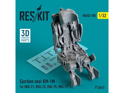 Ejection Seat Km-1m For Mig-21, Mig-23, Mig-25, Mig-27 (1pc) (3d Printed) - zdjęcie 1