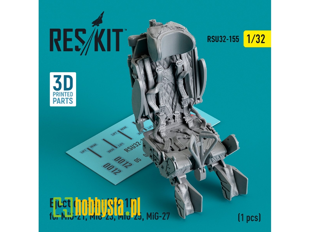 Ejection Seat Km-1m For Mig-21, Mig-23, Mig-25, Mig-27 (1pc) (3d Printed) - zdjęcie 1