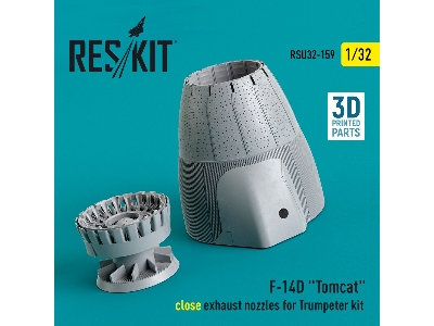 F-14d 'tomcat' Close Exhaust Nozzles For Trumpeter Kit (3d Printed) - zdjęcie 2