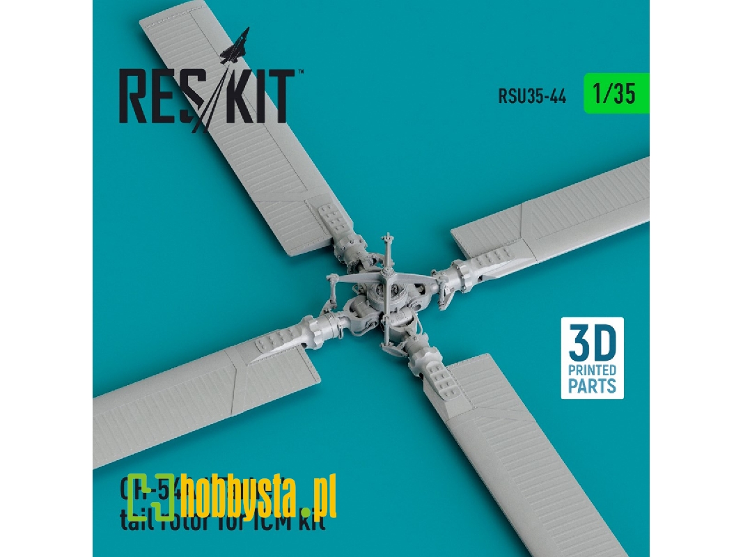 Ch-54a 'tarhe' Tail Rotor For Icm Kit (3d Printed) - zdjęcie 1 Ch-54a 'tarhe' Tail Rotor For Icm Kit (3d Printed) - zdjęcie 1