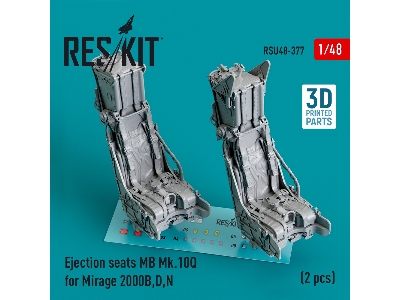 Ejection Seats Mb Mk.10q For Mirage 2000b, D, N (2pcs) (3d Printed) - zdjęcie 1