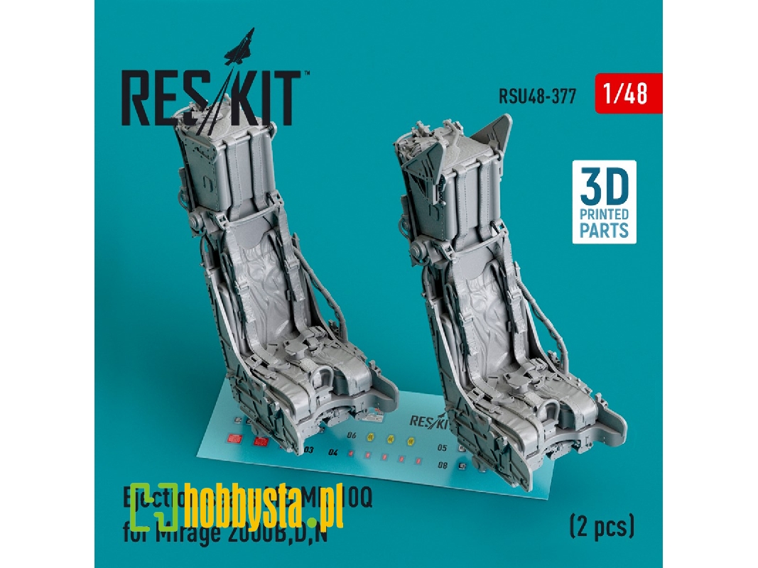 Ejection Seats Mb Mk.10q For Mirage 2000b, D, N (2pcs) (3d Printed) - zdjęcie 1 Ejection Seats Mb Mk.10q For Mirage 2000b, D, N (2pcs) (3d Printed) - zdjęcie 1