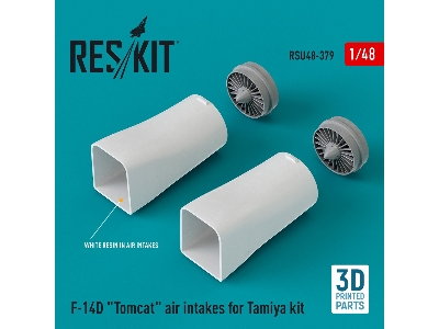 F-14d 'tomcat' Air Intakes For Tamiya Kit (3d Printed) - zdjęcie 1