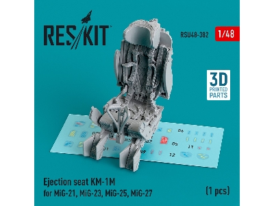 Ejection Seat Km-1m For Mig-21, Mig-23, Mig-25, Mig-27 (1pc) (3d Printed) - zdjęcie 1