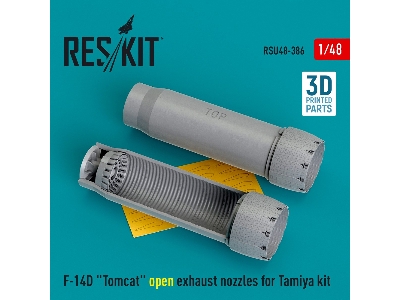 F-14d 'tomcat' Open Exhaust Nozzles For Tamiya Kit (3d Printed) - zdjęcie 1