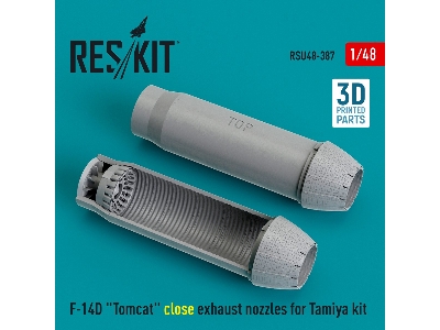 F-14d 'tomcat' Close Exhaust Nozzles For Tamiya Kit (3d Printed) - zdjęcie 1