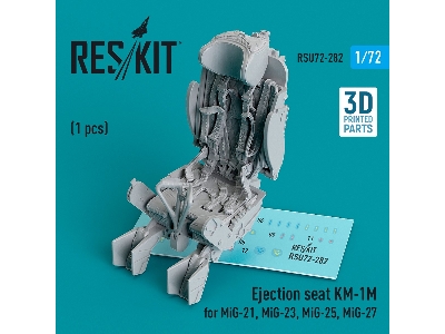 Ejection Seat Km-1m For Mig-21, Mig-23, Mig-25, Mig-27 (1pc) (3d Printed) - zdjęcie 1