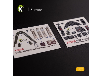 Os2u Kingfisher - Interior 3d Decal For Kitty Hawk/Zimi Models Kit - zdjęcie 1