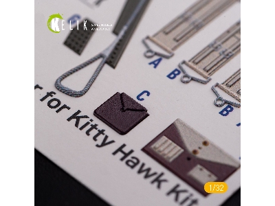 Os2u Kingfisher - Interior 3d Decal For Kitty Hawk/Zimi Models Kit - zdjęcie 2