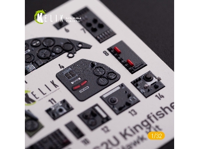 Os2u Kingfisher - Interior 3d Decal For Kitty Hawk/Zimi Models Kit - zdjęcie 9