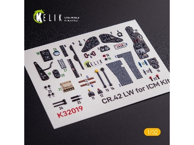 Cr.42 Lw - Interior 3d Decal For Icm Kit - zdjęcie 1