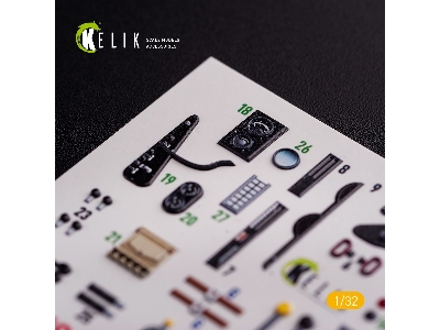 Cr.42 Lw - Interior 3d Decal For Icm Kit - zdjęcie 5