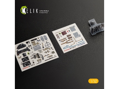 Bf-109 E - Interior 3d Decal With 3d Printed Parts For Trumpeter Kit - zdjęcie 1
