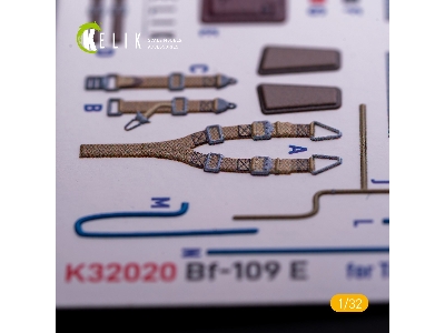 Bf-109 E - Interior 3d Decal With 3d Printed Parts For Trumpeter Kit - zdjęcie 4
