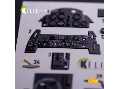 Bf-109 E - Interior 3d Decal With 3d Printed Parts For Trumpeter Kit - zdjęcie 6