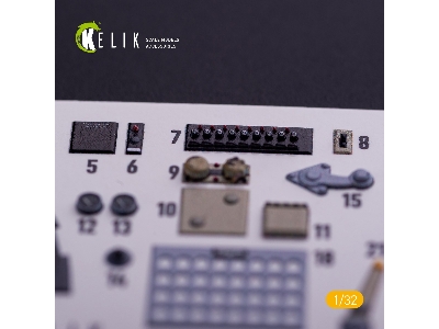 Bf-109 E - Interior 3d Decal With 3d Printed Parts For Trumpeter Kit - zdjęcie 7