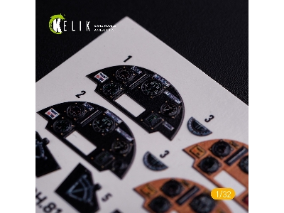Dh.81a Tiger Moth - Interior 3d Decal For Icm Kit - zdjęcie 7