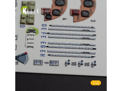 Dh.81a Tiger Moth - Interior 3d Decal With 3d Printed Parts For Icm Kit - zdjęcie 4