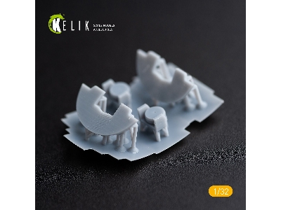 Dh.81a Tiger Moth - Interior 3d Decal With 3d Printed Parts For Icm Kit - zdjęcie 7