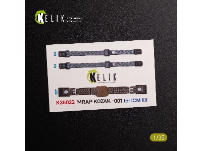 Kozak-001 Ukrainian Mrap 3d Decals For Icm Kit - zdjęcie 2