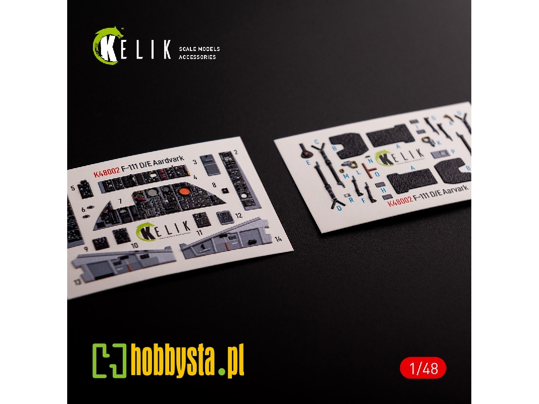 F-111 D/E Aardvark Interior 3d Decals For Hobbyboss Kit - zdjęcie 1 F-111 D/E Aardvark Interior 3d Decals For Hobbyboss Kit - zdjęcie 1