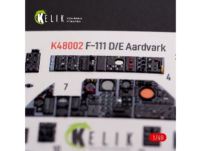 F-111 D/E Aardvark Interior 3d Decals For Hobbyboss Kit - zdjęcie 2
