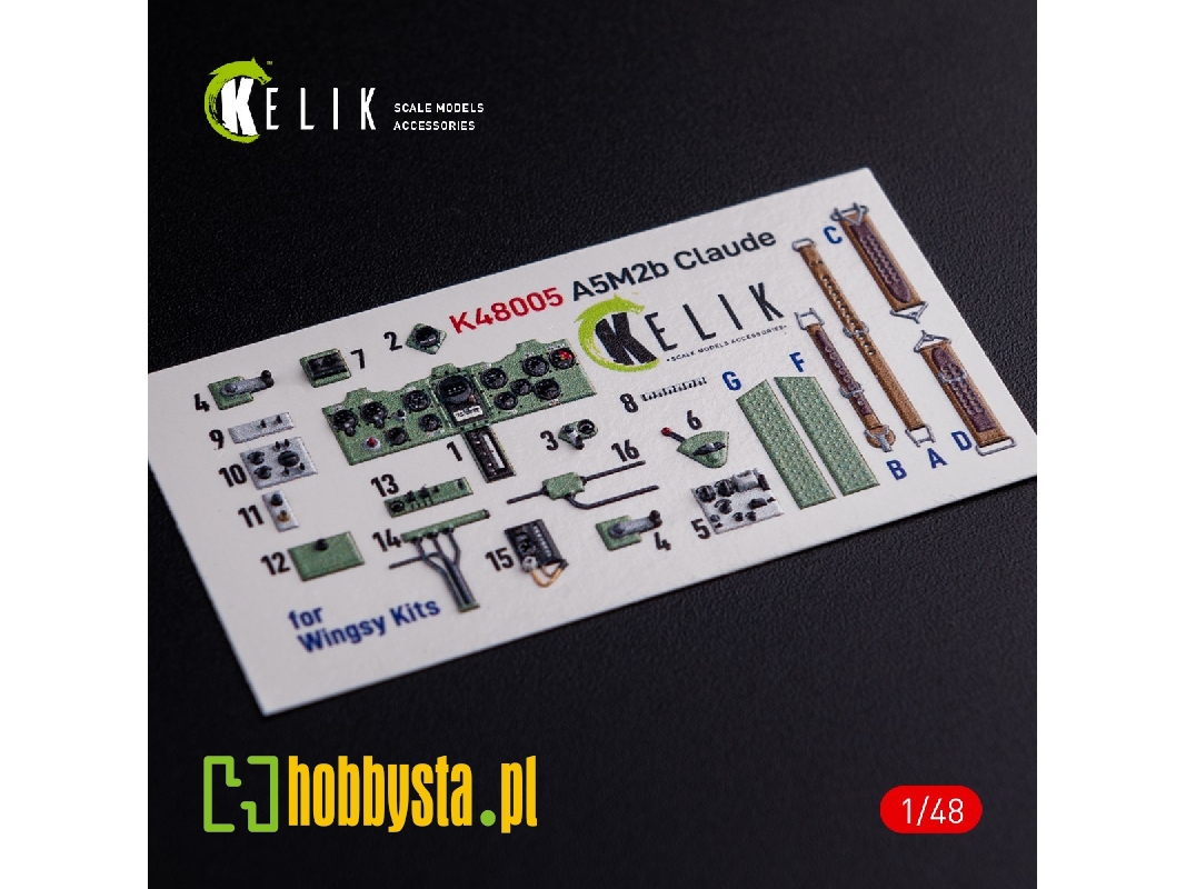 A5m2b Claude Interior 3d Decals For Wingsykits Kit - zdjęcie 1 A5m2b Claude Interior 3d Decals For Wingsykits Kit - zdjęcie 1