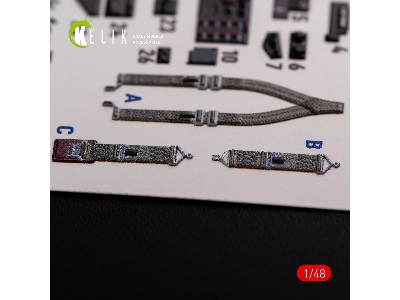 P-47d 'razorback' Interior 3d Decals For Tamiya Kit - zdjęcie 5