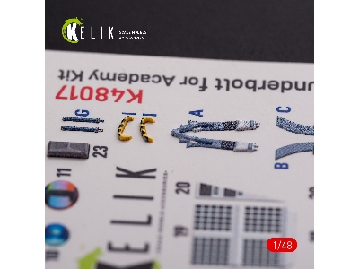 A-10c 'thunderbolt' Interior 3d Decals For Academy Kit - zdjęcie 6