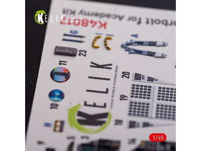 A-10c 'thunderbolt' Interior 3d Decals For Academy Kit - zdjęcie 7