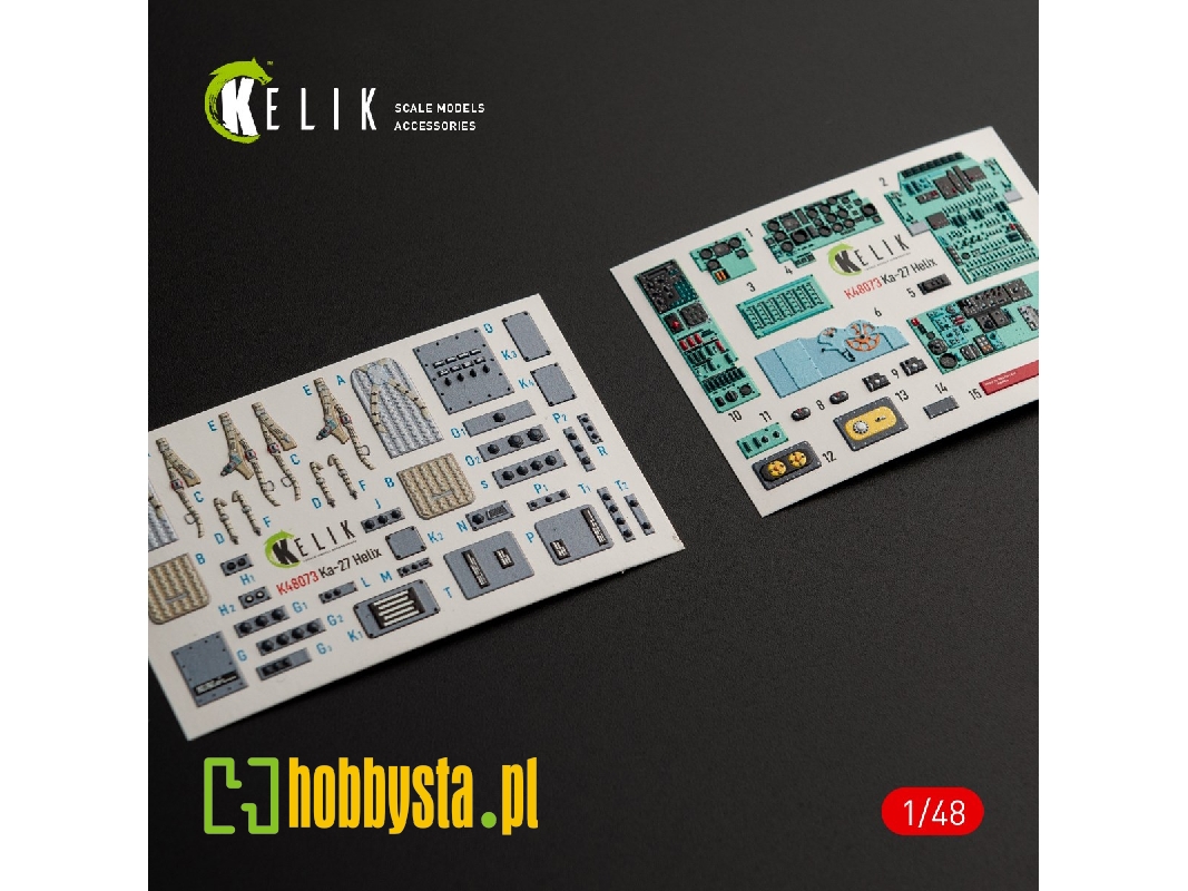 Ka-27 Helix Interior 3d Decals For Hobbyboss Kit - zdjęcie 1 Ka-27 Helix Interior 3d Decals For Hobbyboss Kit - zdjęcie 1