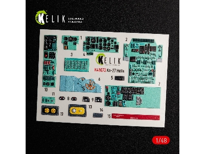 Ka-27 Helix Interior 3d Decals For Hobbyboss Kit - zdjęcie 5